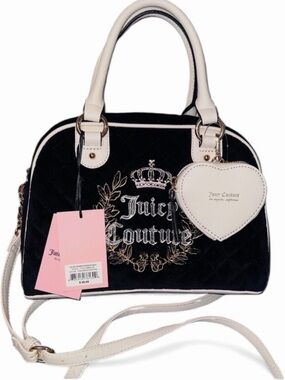 Juicy Couture Royal Moment
Satchel Bag-Licorice/Crystal
NWT